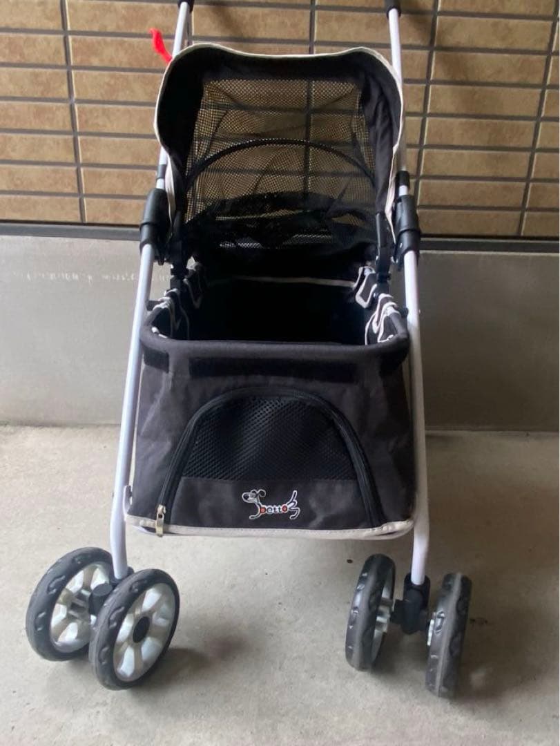 【最終値下げ】Pettom ペットカート 犬用ベビーカー カート バギー猫犬兼用