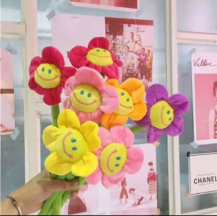 チャンキーフラワー ぬいぐるみ 花束 ギフト 韓国 オルチャン 出産祝 素材