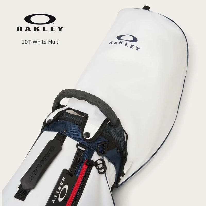 新品 オークリー OAKLEY ゴルフ スタンドキャディバッグ ホワイトマルチ