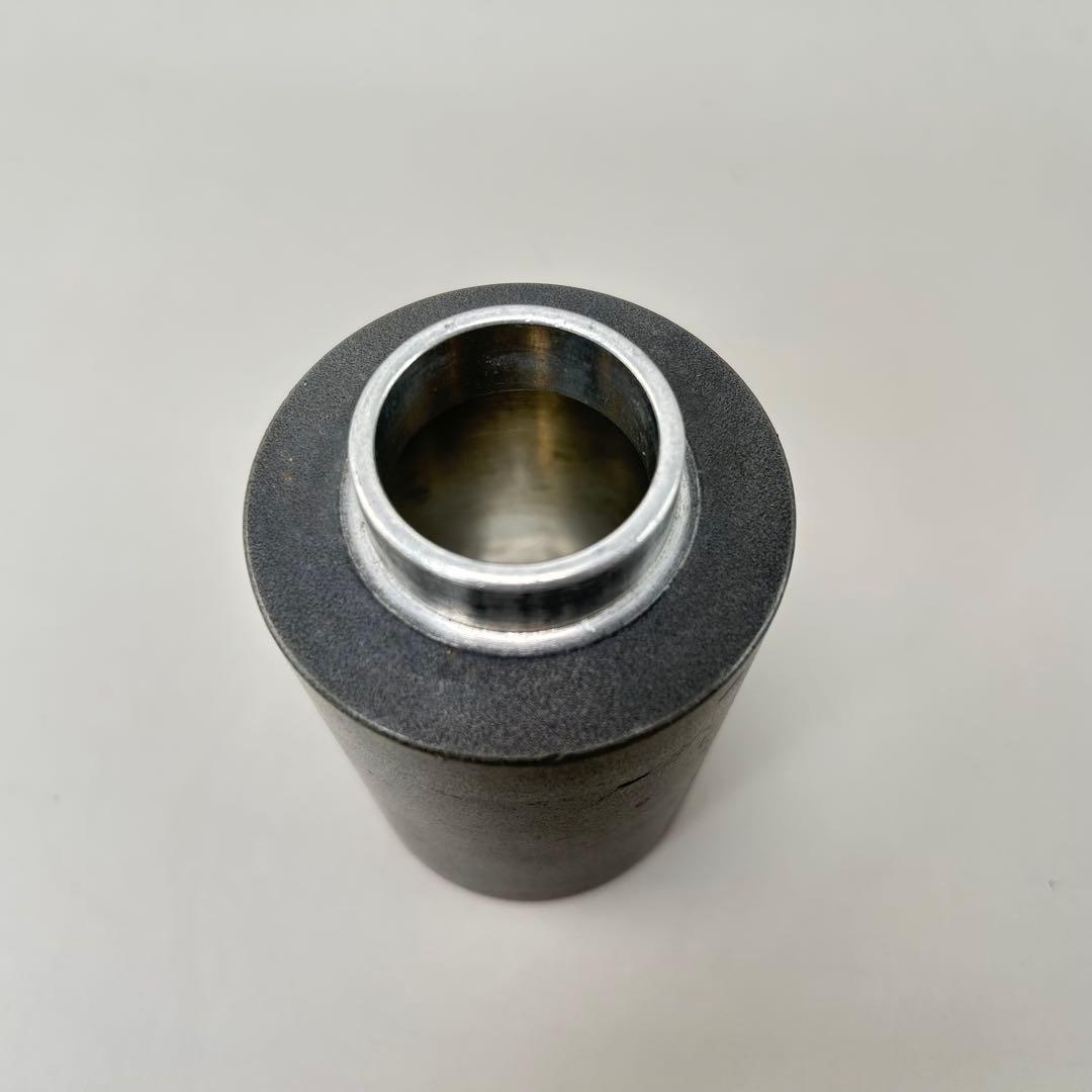 A001龍文堂 純錫 茶筒 茶入れ　茶道具　約284g