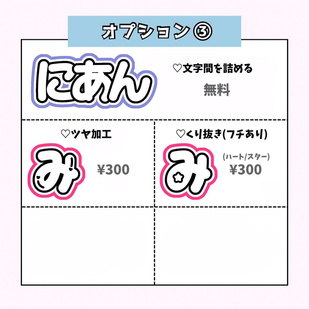 ゆのページ♡0126ネームボード うちわ文字 連結文字パネル オーダー