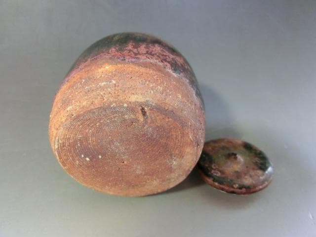 茶入れ■祖母懐茶入れ 飴釉 時代物 桐箱付 古いお茶道具 古美術 時代物 骨董■
