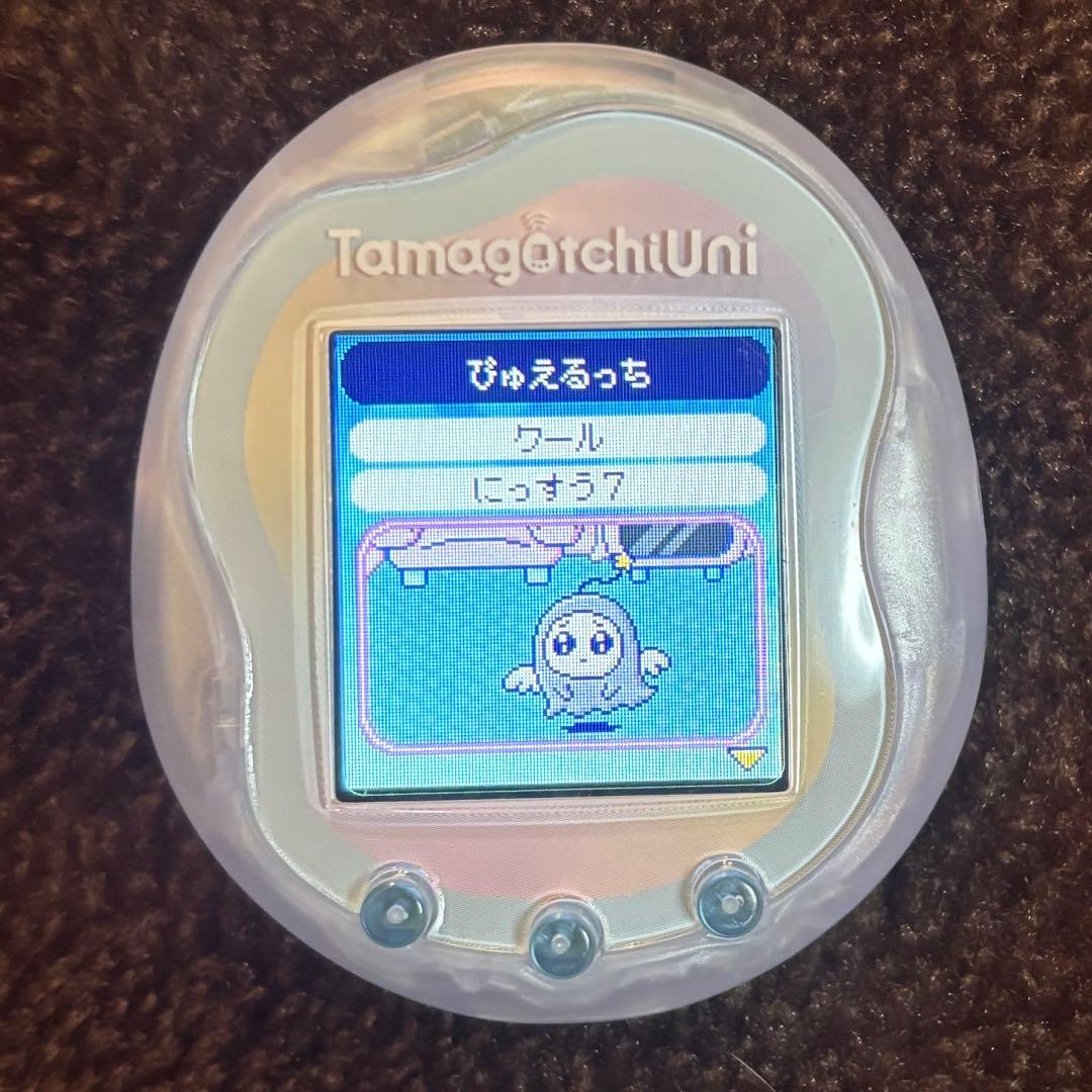 り*️様 Tamagotchi Uni Prism White たまごっちユニ