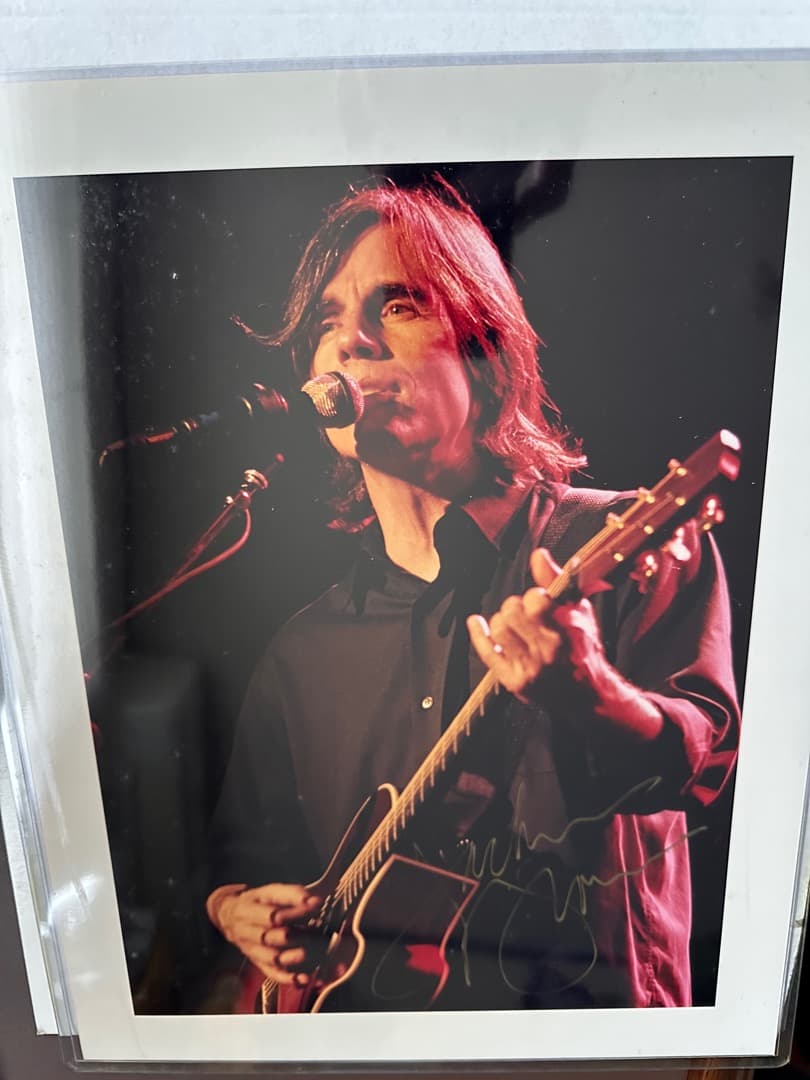 ジャクソン ブラウン pro shot サイン入り Jackson Browne