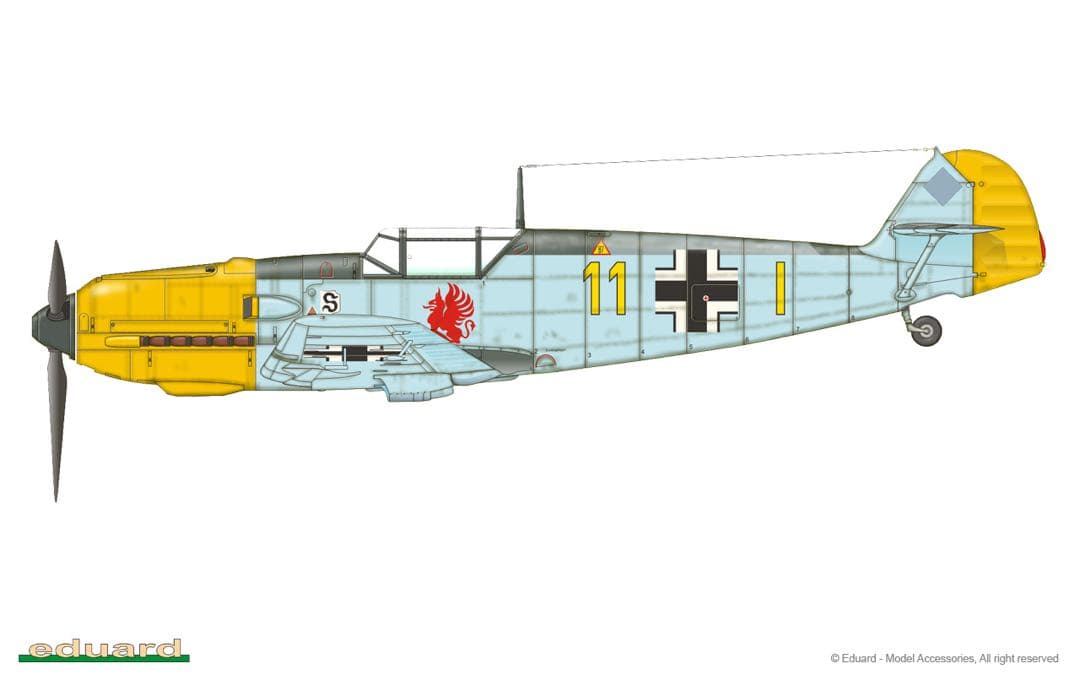 1/48 エデュアルド　メッサーシュミットＢf109Eー1