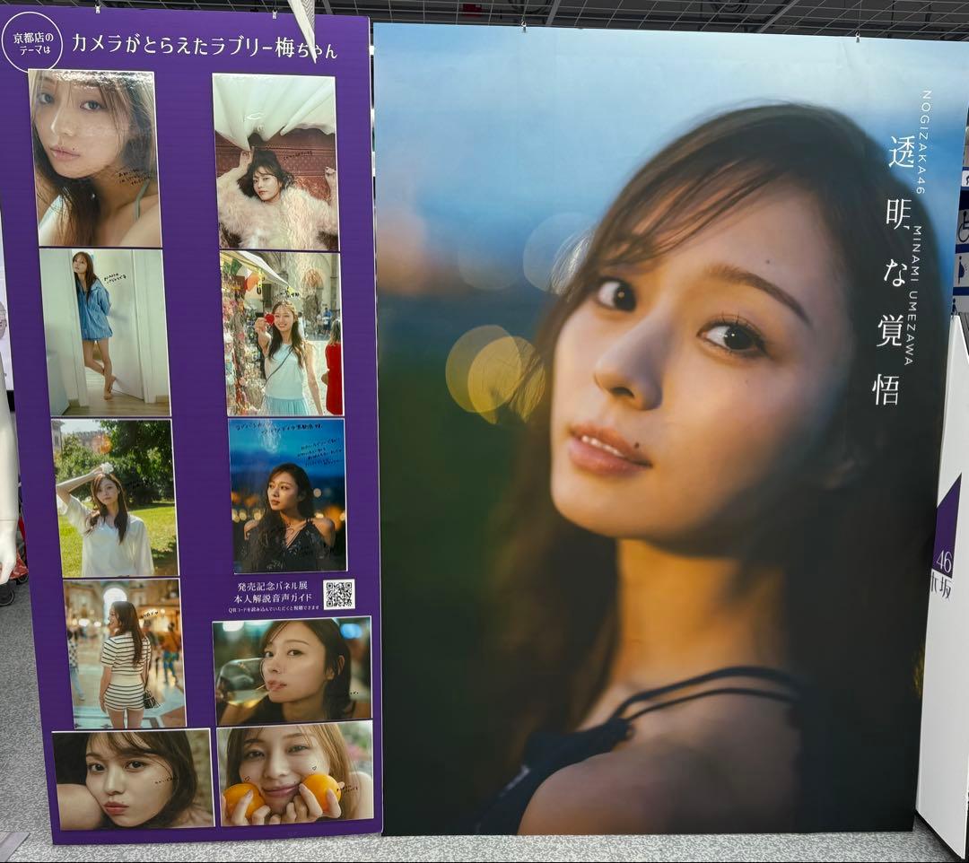 京都ヨドバシ パネル抽選券 10枚 乃木坂46 梅澤美波 写真集 透明な覚悟