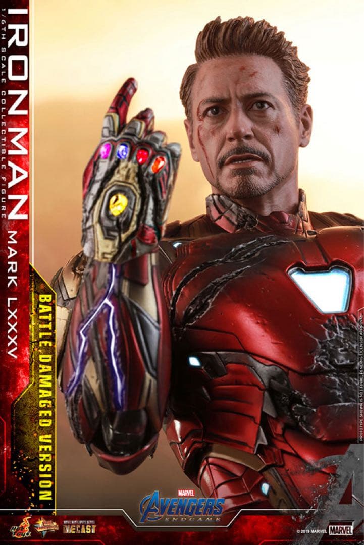 Hottoys アイアンマン マーク85 バトルダメージ版 ボーナスアクセサリー