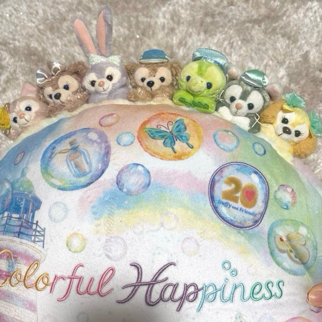 ディズニー Disney カラフルハピネス クッション