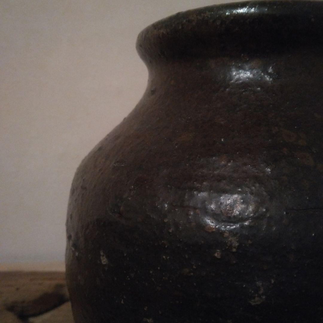 古い壺　アンティーク雑貨　花器　花入　花瓶