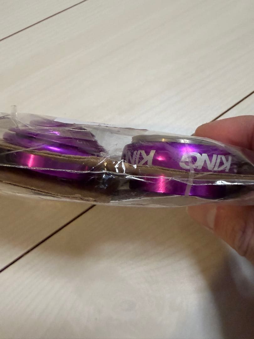 クリスキング　inset8 chris king ヘッドセット　3Dviolet