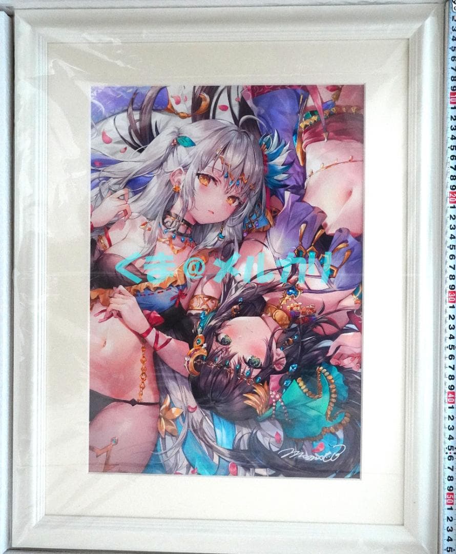 ももこ 直筆サイン入り額装A3複製原画 双星の踊り子 さしみねこ屋