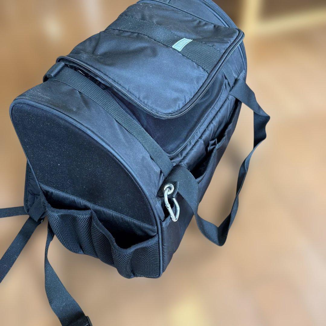 BIRDIE 黒 キャリーバッグ メッシュ窓付き