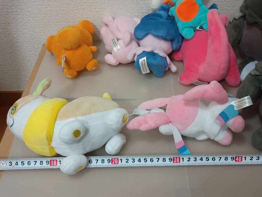 5　11/20ポケモンセンター　ぬいぐるみ　ヌマクロー　くったり　ワンパチ