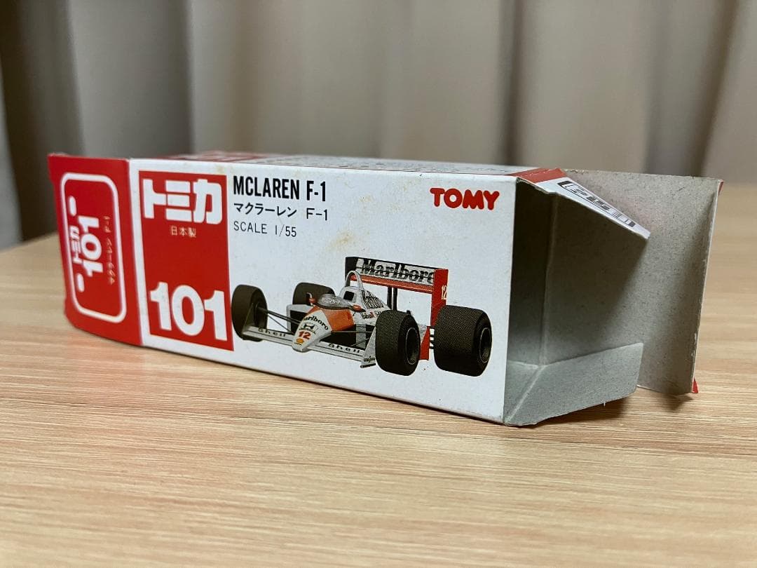 日本製　トミカ赤箱101　マクラーレン　F-1