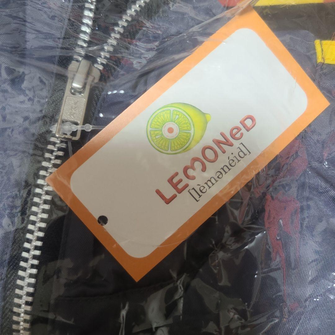 LEMONED ラインパーカーブラックM