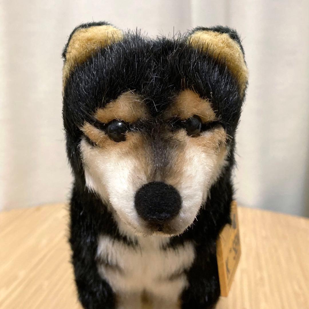 ケーセンぬいぐるみ Koesen 柴犬　しば犬　黒