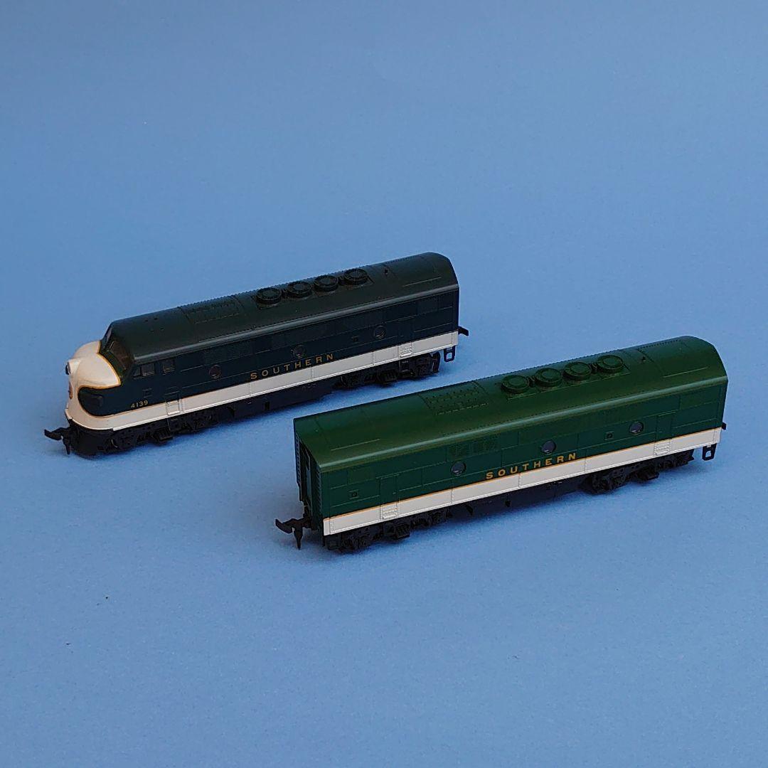 KATO HO アメリカ形DL F3 サザンA＋B(M無)2両セット