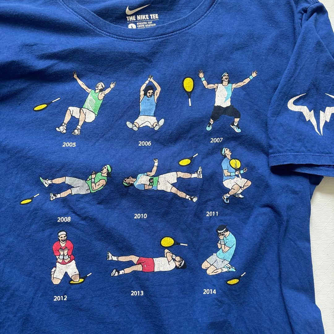 【日本未発売】 Nike ラファエル　ナダル　フレンチオープン　イラストT