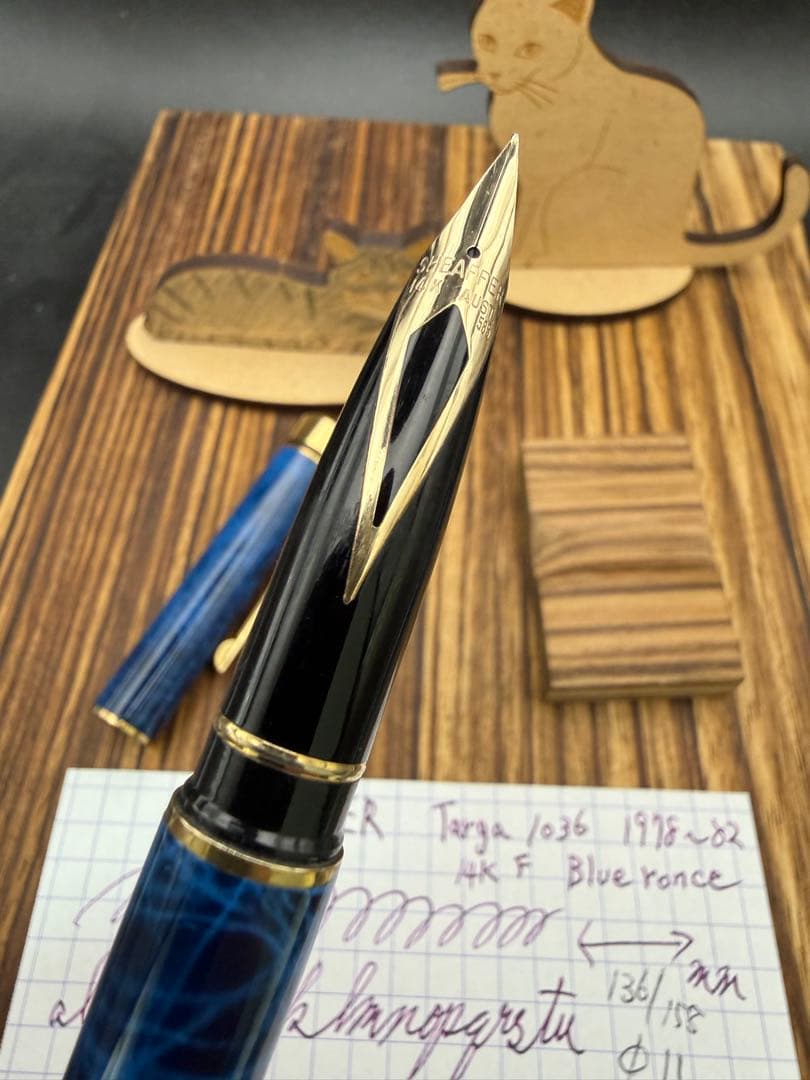 SHEAFFER 万年筆 タルガ 1036 Blue Ronce 14K
