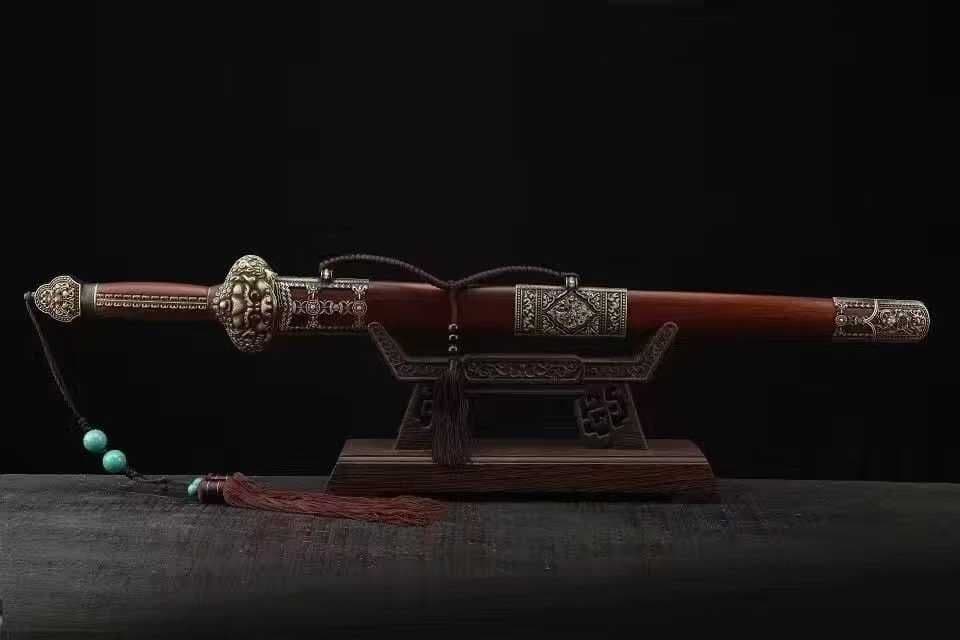 【永楽剣】古兵器 刀装具 日本刀　模造刀 居合刀 武士道 鑑賞用 美術刀 贈り物