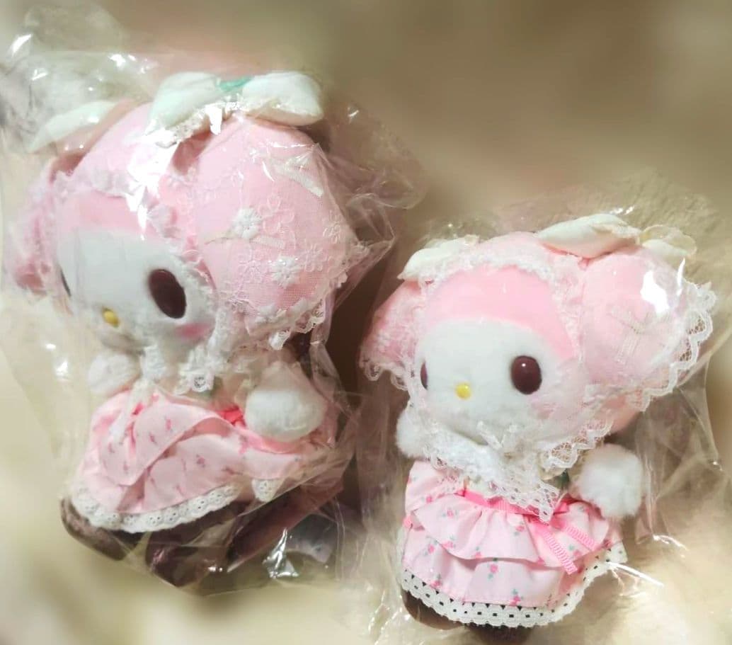 フォレストレース マイメロディ ぬいぐるみ マスコットホルダー 2点　サンリオ