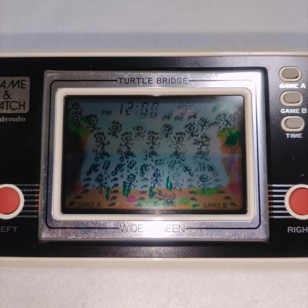 ゲーム＆ウォッチ ワイドスクリーン　タートルブリッジ