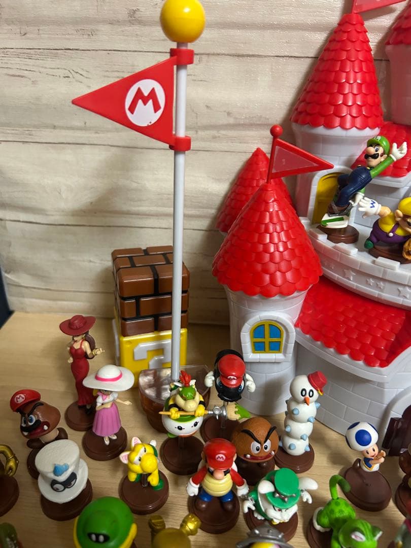 スーパーマリオ　プレイセットピーチ城　チョコエッグ　フィギュア　まとめ　セット