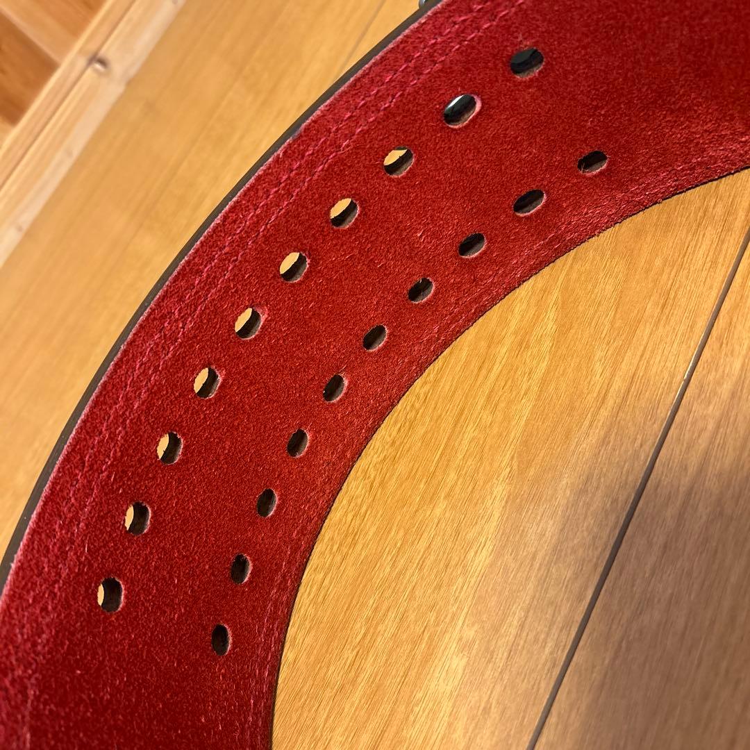 ★超美品！Lサイズ SBD トレーニングパワーベルト 腹圧ベルト 13㎜