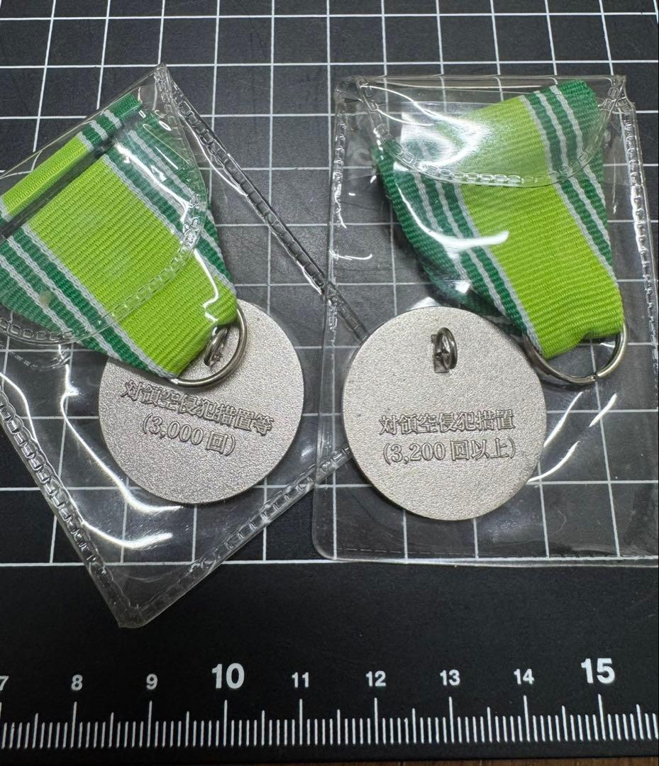 自衛隊 功労賞メダルセット　おまけピンバッジATCG