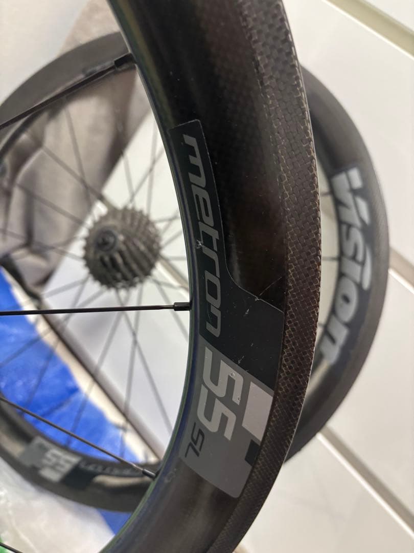 Vision metron 55SL リム カーボンホイール前後セット