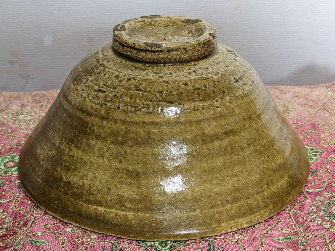 ⭐黄瀬戸 抹茶盌 年代物 茶道具 瀬戸焼 コレクション 骨董品 アンティーク