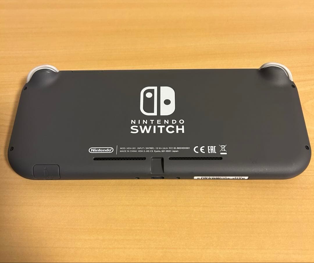 【美品】Nintendo Switch Lite グレー　本体 ライト