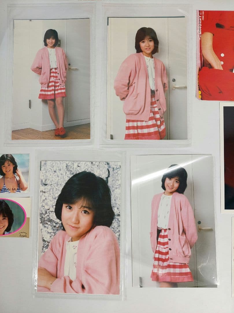 入手困難 岡田有希子 生写真 プロマイド サンミュージック ファイルカード他
