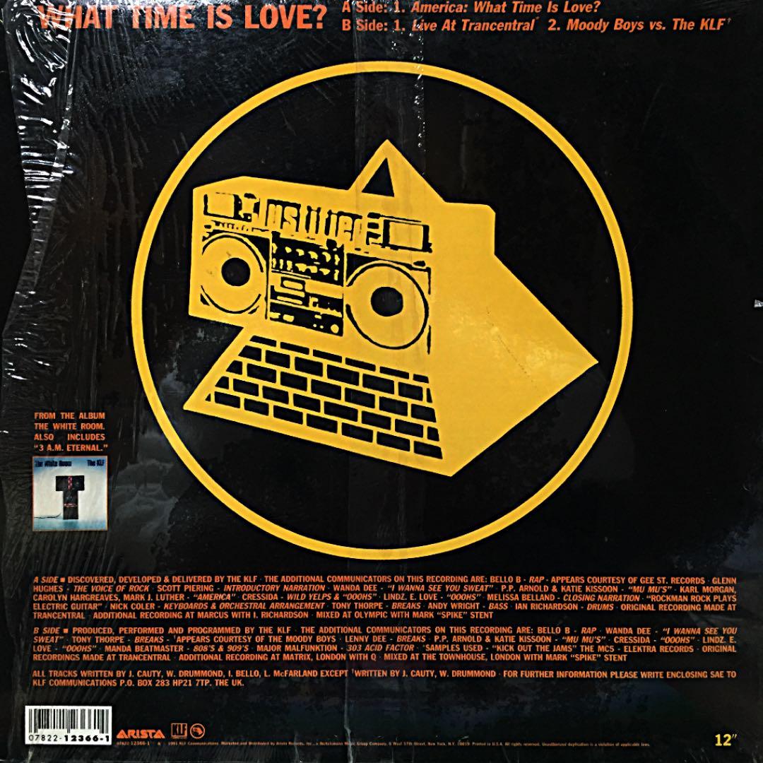 WHAT TIME IS LOVE?／THE KLF MAHARAJA希少盤！