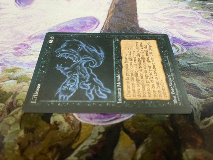 【レジェンド】 The Abyss 【イタリア語】【黒枠】【美品】