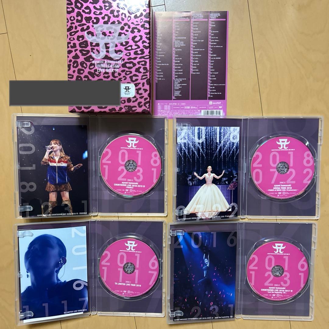 【即購入ok!!】浜崎あゆみ UNRELEASED LIVE BOX 限定生産