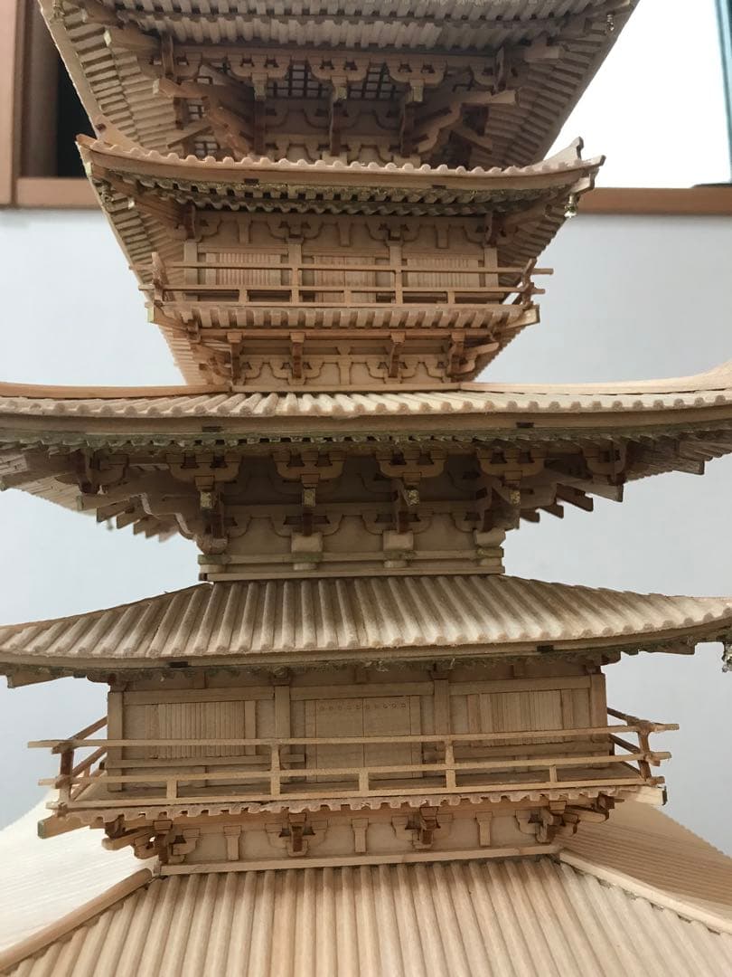 薬師寺西塔 1/75スケール模型