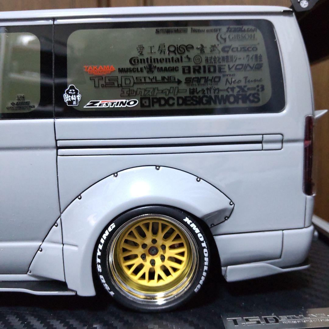 トヨタ ハイエース TSDワークス 1/18 イグニッションモデル