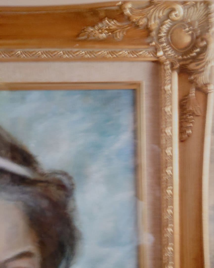 宮廷画家ビジェルブランの少女画です。油彩画模写