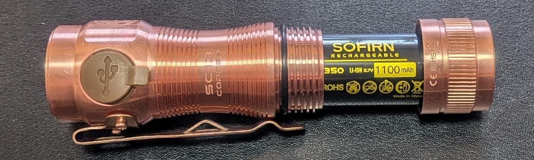 Sofirn SC13 Copper （Sofirnピンバッジ付き）