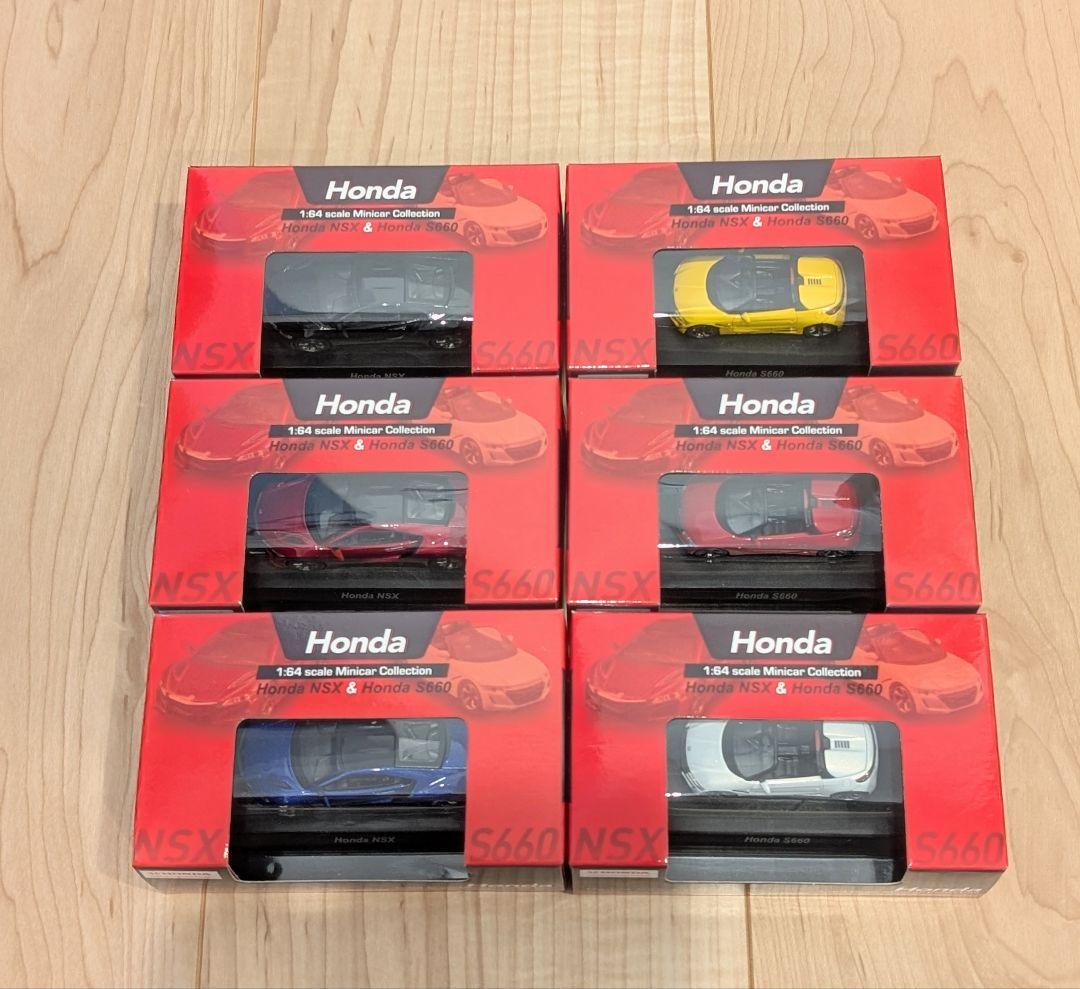 新品 京商 HONDAミニカーコレクション 1:64NSX&S6602車種6種類