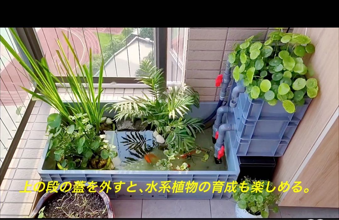 25W水中ポンプ付き　水槽用万能ろ過フィルター 外部式上部濾過装置器アクアリウム
