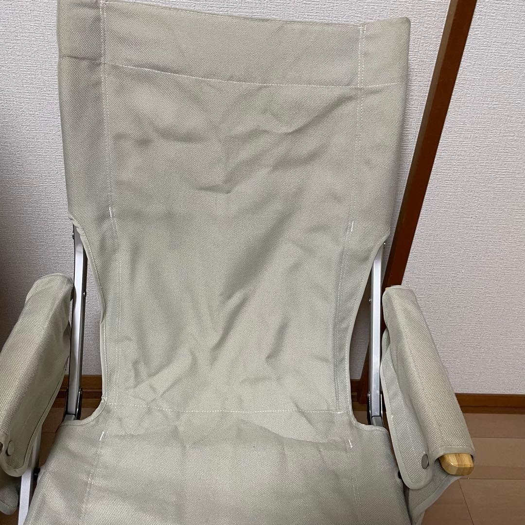 【限定品】【値下不可】スノーピーク ローチェア30 アイボリー サイドポケット付