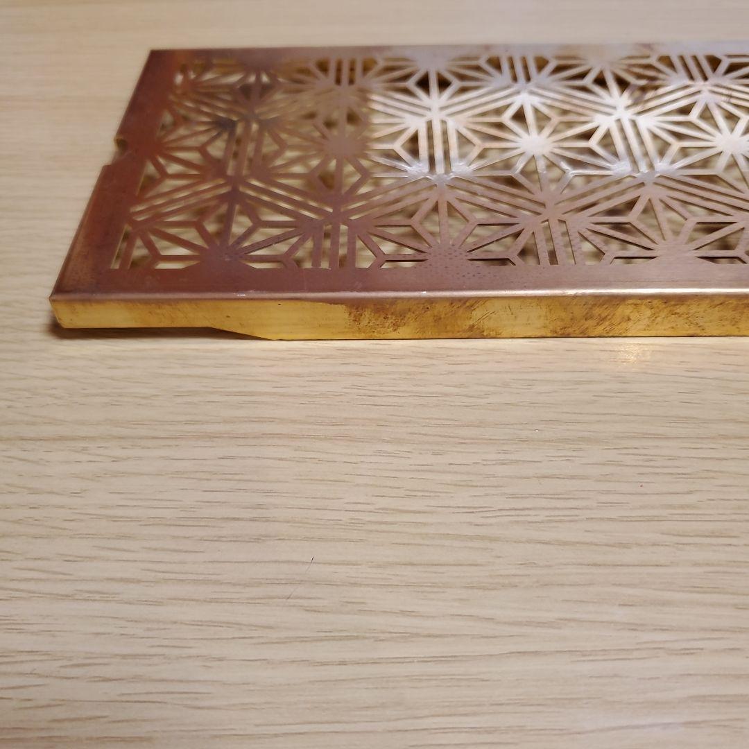 802products IGT 天板 真鍮 ハーフユニット【 麻の葉 】