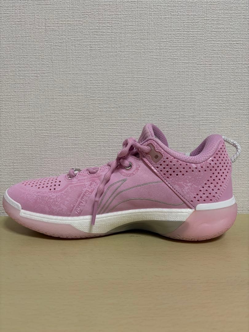 LI-NING ピンク バッシュ 25.0cm 美品