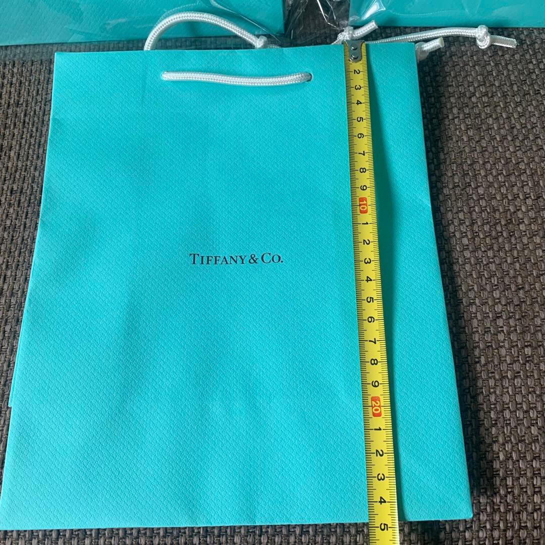 国内現行品　美品ティファニー ショッピング紙袋60枚セット（20x25cm）