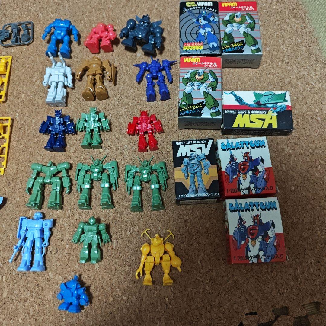 色々昔のミニプラモデル当時物