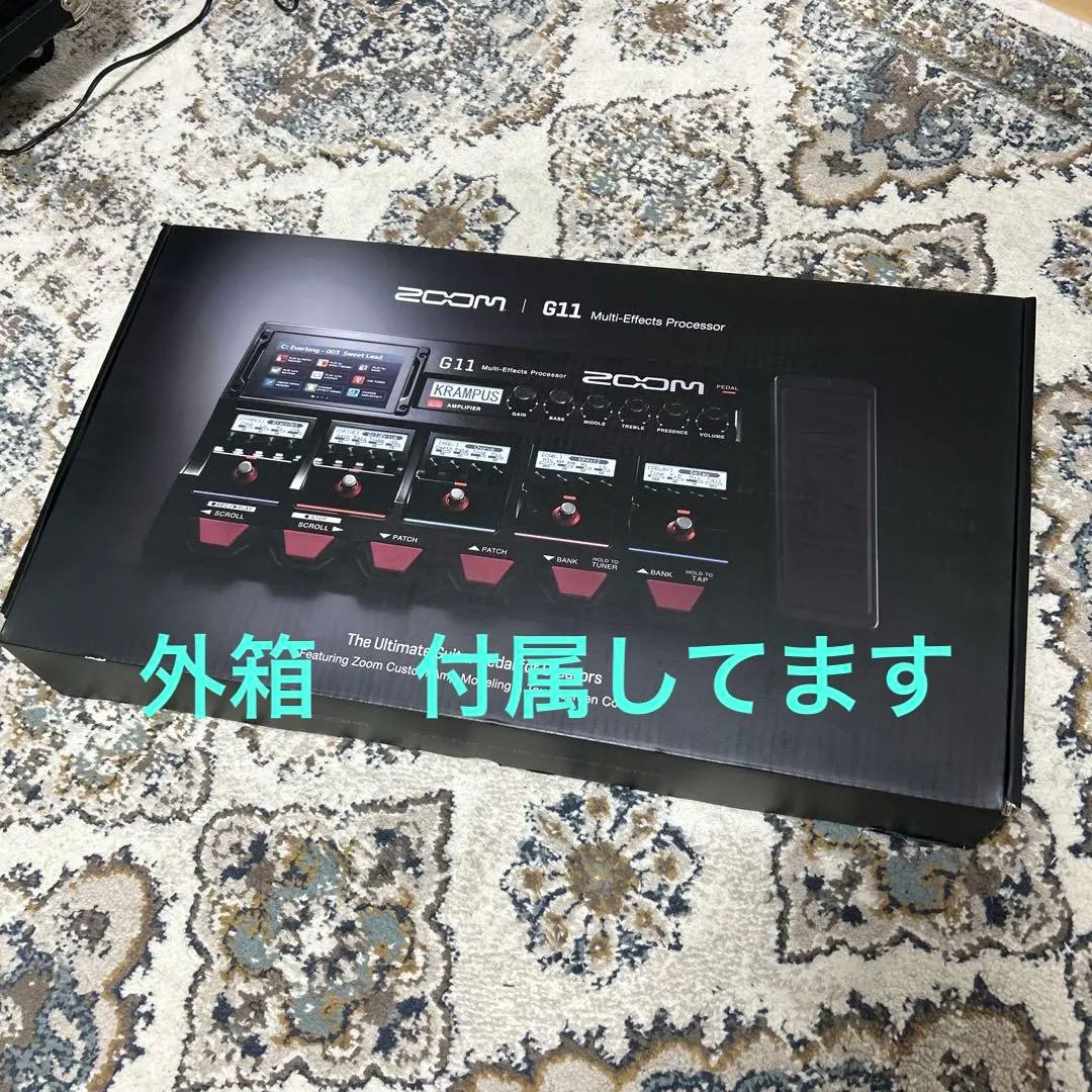 zoom G11 マルチ　iPadで遠隔操作　起動時のイルミが素敵　ステージ映え