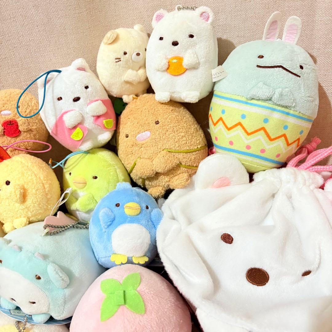 すみっコぐらし　ぬいぐるみ　キーホルダー　ストラップ　ポーチ　まとめ売り
