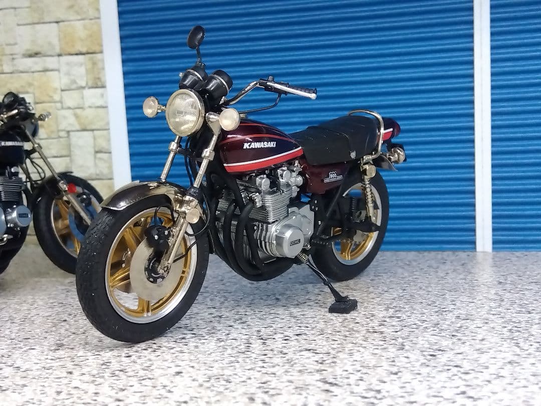 1/18ミニカー マルサン鉄馬プロジェクト カワサキ Z900 Z1 カスタム